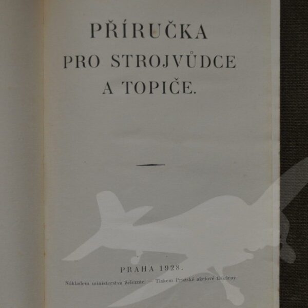 Kniha - Příručka pro strojvůdce a topiče Eismann, J -1928