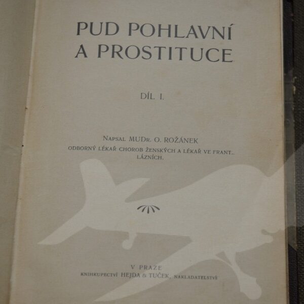 Kniha - Pud pohlavní a prostituce 1903