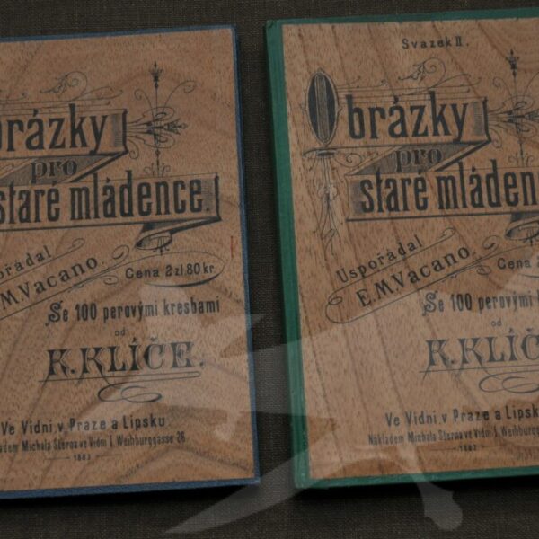 Obrázky pro staré mládence 1 a 2 1883