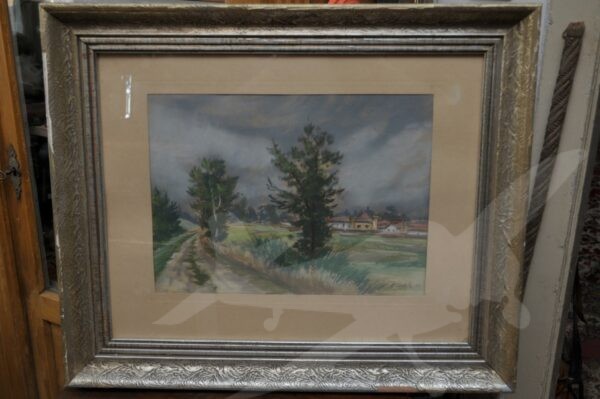 Obraz pastel Tvrdík Vladimír 2.9.1922 – 26.1.2001