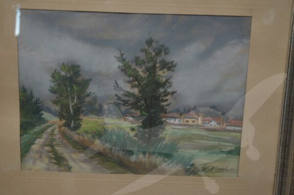 Obraz pastel Tvrdík Vladimír 2.9.1922 – 26.1.2001 - Image 2