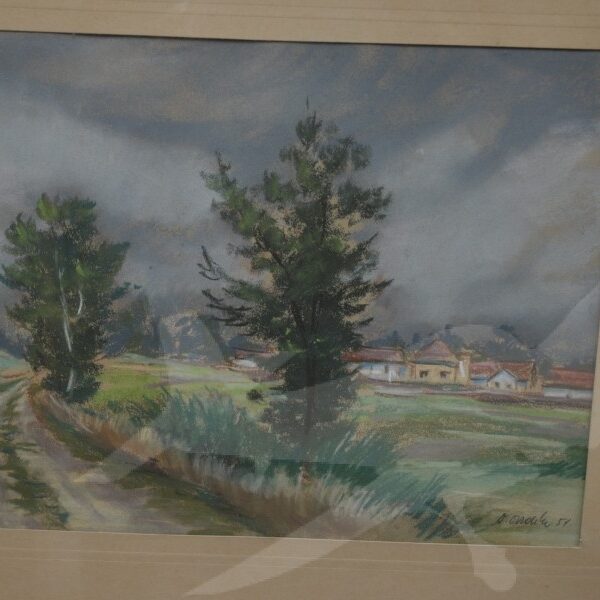 Obraz pastel Tvrdík Vladimír 2.9.1922 – 26.1.2001
