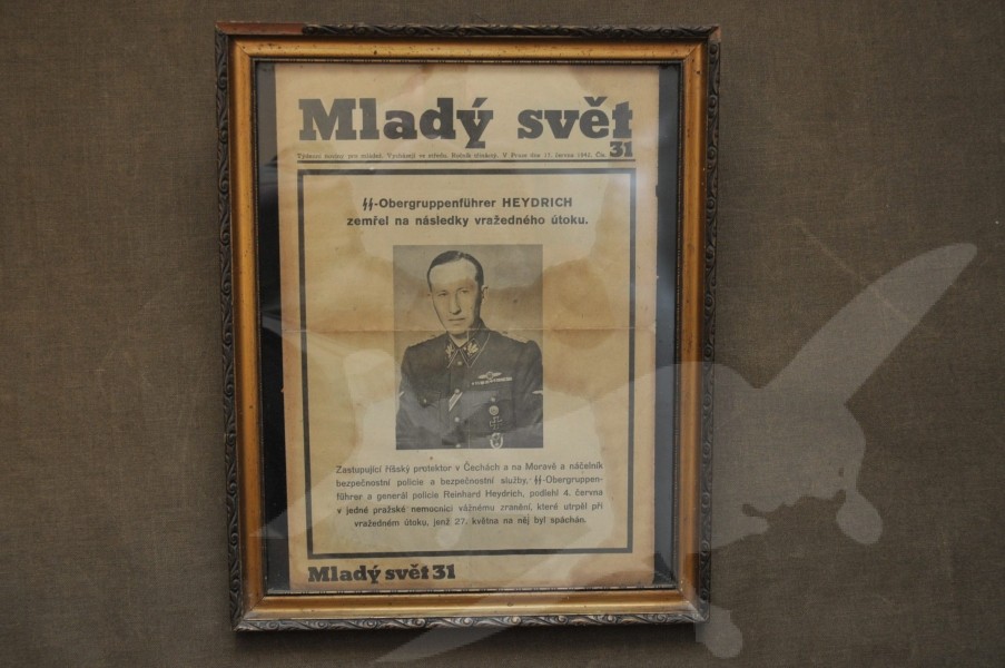 Originální noviny 17. červen 1942 Mladý svět Heydrich SS