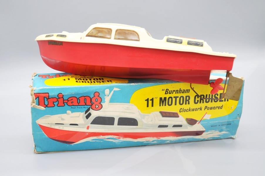Model loď na klíček - Triang England Burnham motor cruiser