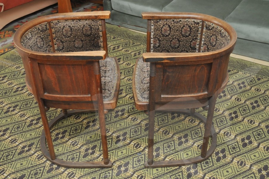 Originální křesla Josef Hoffmann výroba Kohn Wien