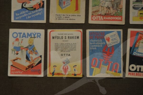Historické reklamní pohádky OTTA mýdlo Rakovník 14 ks. - Image 5