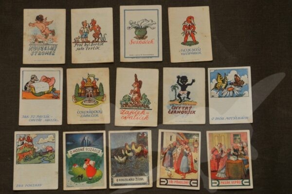 Historické reklamní pohádky OTTA mýdlo Rakovník 14 ks. - Image 3