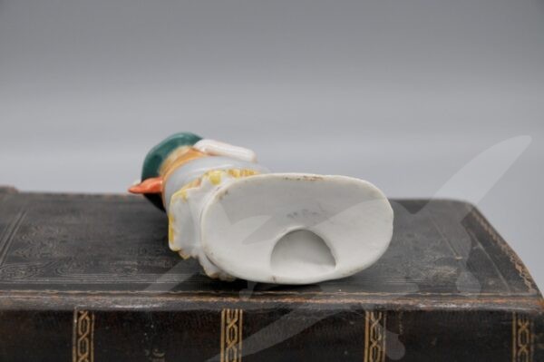 Starožitná porcelánová soška chlapec s píšťalou Germany - Image 3