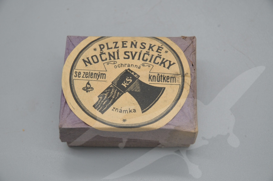Plzeňské noční svíčičky se zeleným knůtkem K.S.