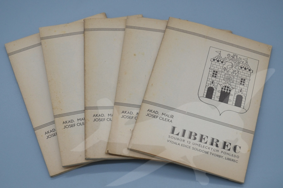 Historické pohledy Liberec 12 ks - Josef Olexa