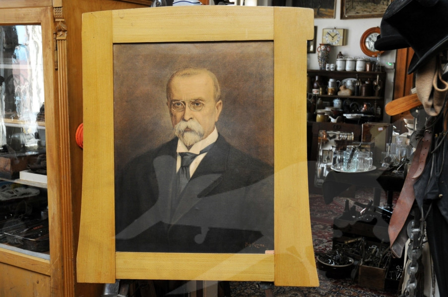 Historický portrét T. G. Masaryk - Bohumil Kozina