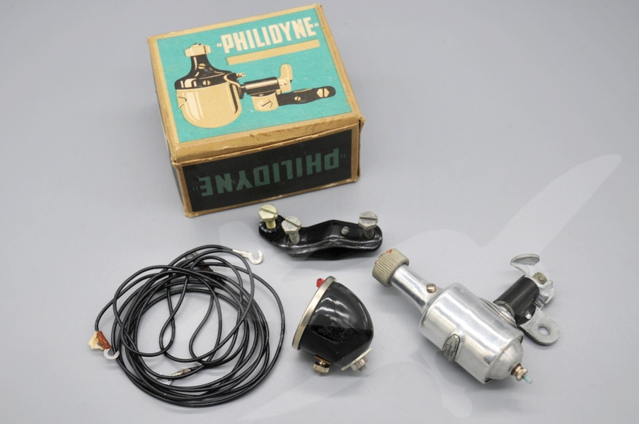 Historické světlo a dynamo na kolo PHILIDYNE + balení